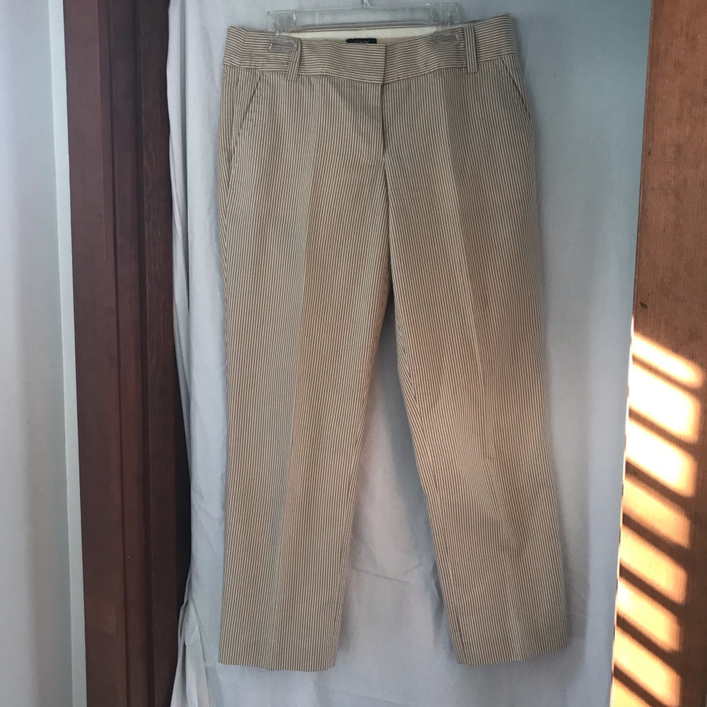 J. Crew pinstripe Capri’s